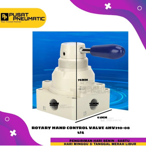 [EZM.9503170] Rotary Mechanical Valve / Hand Control Valve Drat 1/4"