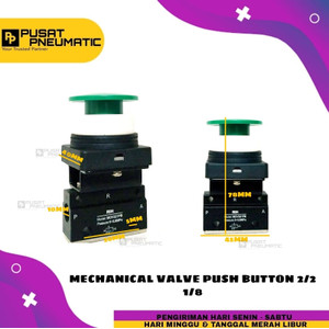 [EZM.9503205] MECHANICAL VALVE PUSH BUTTON 2 LOBANG DRAT 1/8"