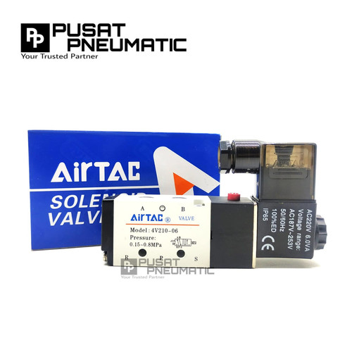 [EZM.9503412] Solenoid Valve 4v210 06 Airtac 220v ac / 24v dc/ 110 v ac
