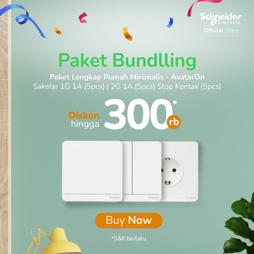[EZM.4100116] Paket Lengkap Schneider Electric Rumah Minimalis AvatarOn