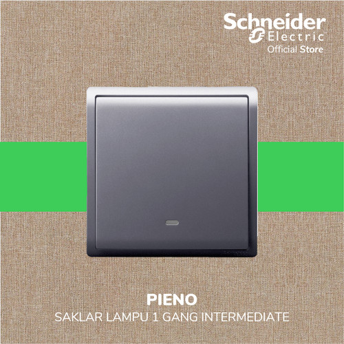 [EZM.4100188] Schneider Electric PIENO Saklar Lampu 1 Gang 16AX - E8231MF_LS_G3