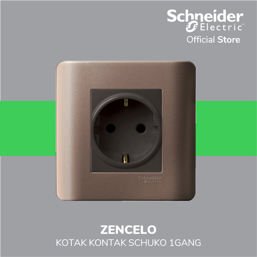 [EZM.4100192] ZENcelo Kotak Kontak 1Gang Schuko - E84426_16S_SZ_G3