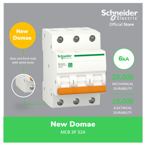 [EZM.4100252] Schneider Electric NEW DOMAE MCB 32A 3P - DOMF01332