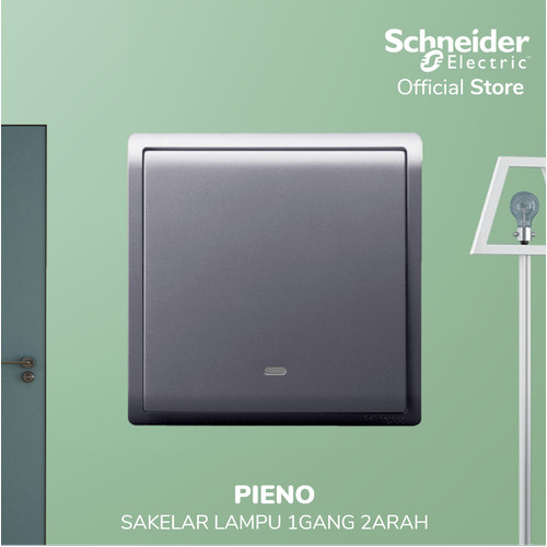 [EZM.4100312] Schneider Electric PIENO Saklar 1 Gang 2 Arah - E8231L2F_LS_G3