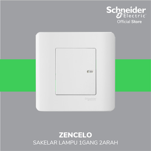 [EZM.4100323] Schneider Electric ZENcelo Saklar Datar 1 Gang 2 Arah - E8431_2_WE_G3