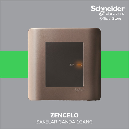 [EZM.4100325] Schneider Electric ZENcelo 1 Gang Saklar Datar Neon - E8431D20_SZ