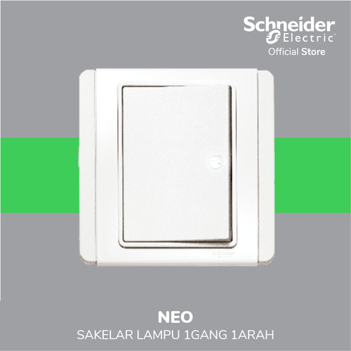 [EZM.4100344] Schneider Electric Neo Saklar Lampu 1 Gang 1 Arah - E3031H1_EWWW_G3