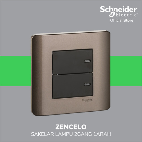 [EZM.4100347] Schneider Electric ZENcelo Saklar Datar 2 Gang 1 Arah - E8432_1_SZ_G3