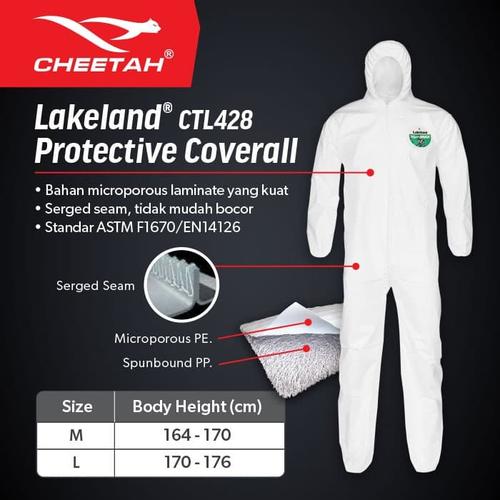 [EZO.1200049] Cheetah Lakeland CTL428 Protective Coverall