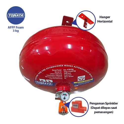 [EZO.1100111] Automatic Thermatic Pemadam Api Otomatis / AFFF Foam 3 kg Tonata