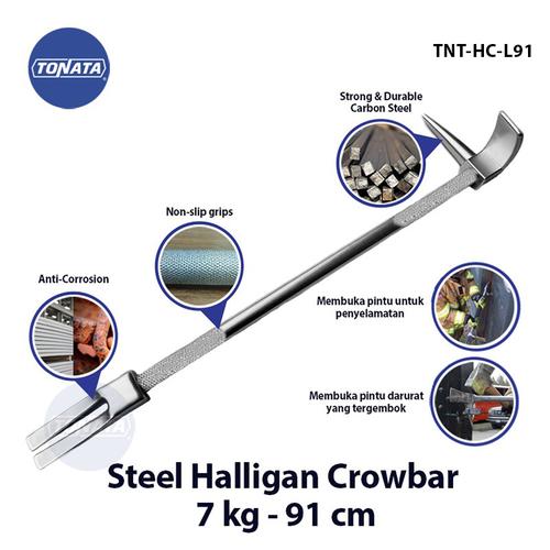 [EZO.1100115] Halligan Holligan Haligan Crowbar / Linggis Pemadam Baja Multifungsi