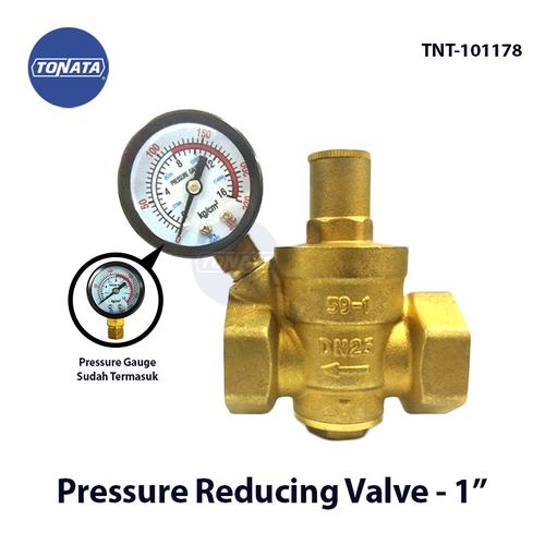 [EZO.1100121] Pressure Reducing Valve / Pengatur Tekanan Air 1 Inch / Brass