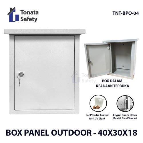 [EZO.1100138] Box Panel Listrik 40 x 30 x 18 Outdoor Tonata / Powder Coated / Topi