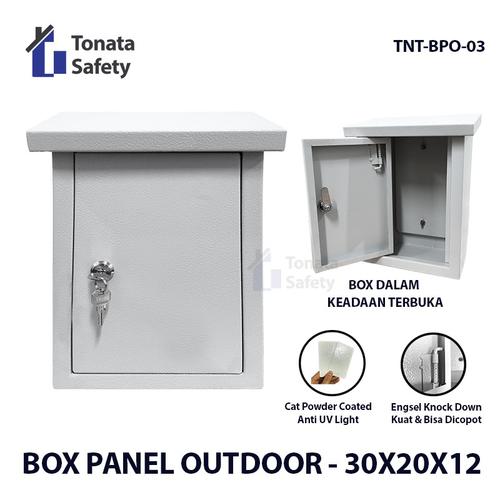 [EZO.1100139] Box Panel Listrik 30 x 20 x 12 Outdoor Tonata / Powder Coated / Topi