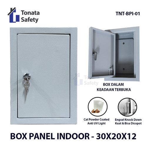 [EZO.1100141] Box Panel Listrik 30 x 20 x 12 Indoor Tonata / Powder Coated