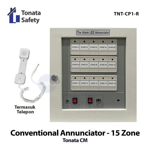 [EZO.1100152] Annunciator Fire Alarm Control Panel 15 Zone Tonata / MCFA Notifier