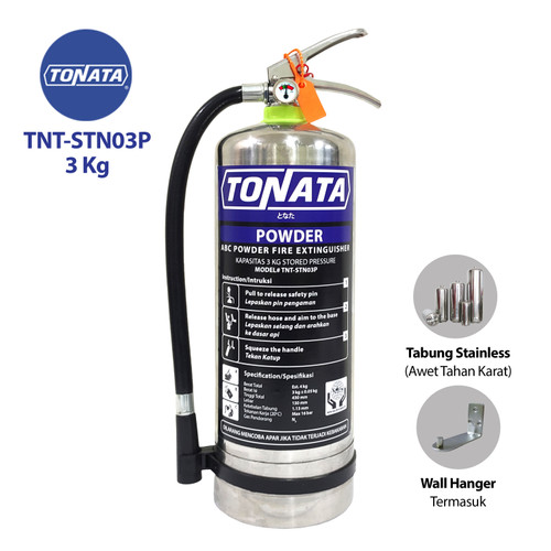 [EZO.1100157] Stainless APAR 3KG ABC Powder Tonata / Set Komplit