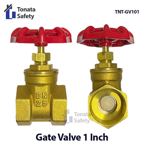 [EZO.1100159] Gate Valve 1 Inch / Stop Keran Putar 1" / Kran Kuningan