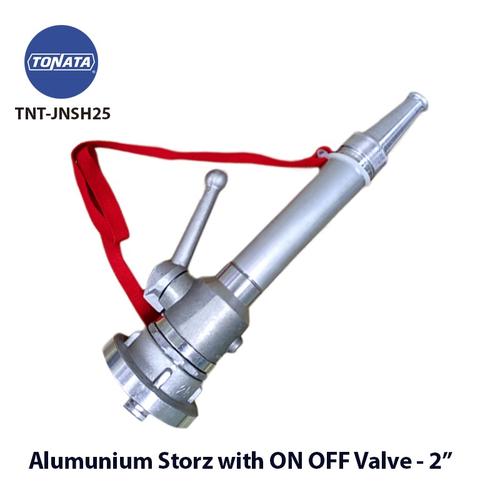 [EZO.1100172] Jet Nozzle Alumunium Storz with ON OFF Ball Valve Handle 2.5" 2,5"