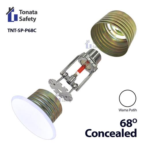 [EZO.1100195] Sprinkler Concealed 68 C / 68C Tonata / Cover Putih