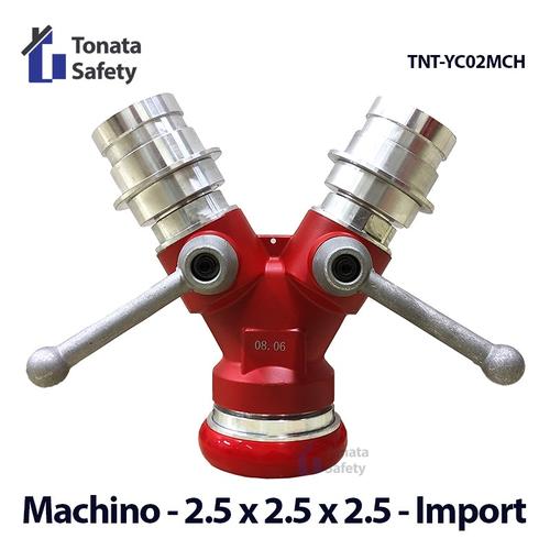 [EZO.1100202] Y Connection Hydrant / 2 Handle 2.5 x 2.5 x 2.5 / Machino