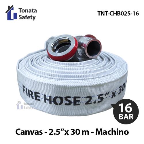 [EZO.1100205] Fire Hose Canvas 16 Bar Tonata / Selang Pemadam 2.5" x 30m / 30 m