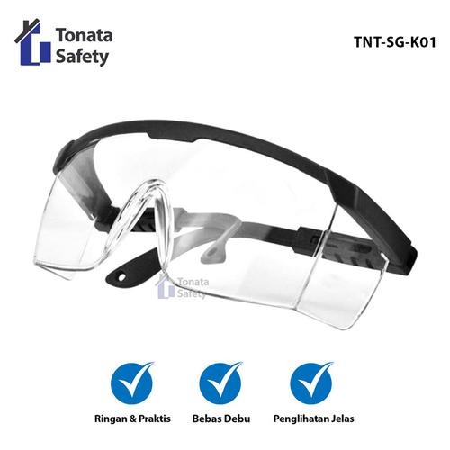 [EZO.1100211] Kacamata Safety / Kaca Mata Pelindung / Safety Glass Tonata