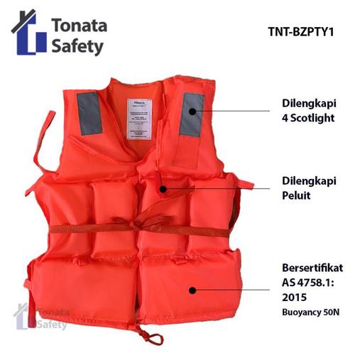 [EZO.1100242] Life Jacket / Baju Pelampung Tonata / Rompi Jaket All Size