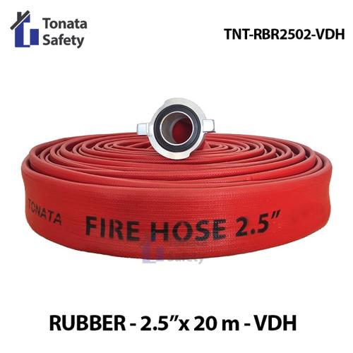 [EZO.1100248] Fire Hose Rubber VDH Tonata 2.5" x 20m / Selang Pemadam 20 m