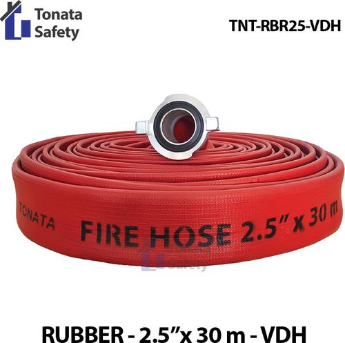 [EZO.1100249] Fire Hose Rubber VDH Tonata 2.5" x 30m / Selang Pemadam 30 m