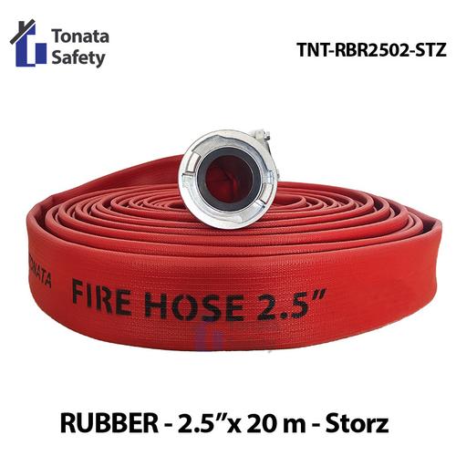 [EZO.1100251] Fire Hose Rubber Tonata Storz 2.5" x 20m / Selang Pemadam 20 m