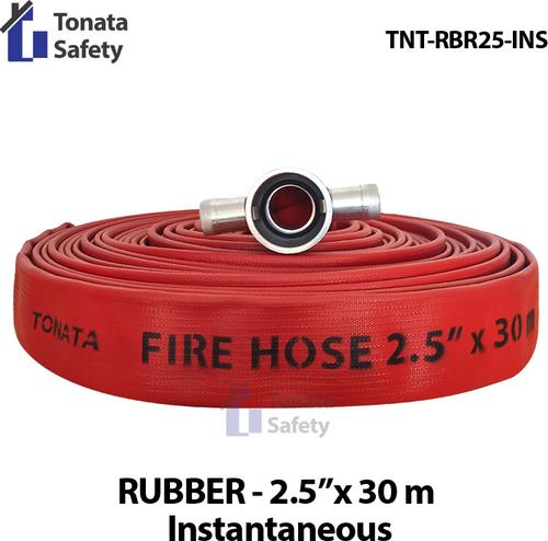 [EZO.1100253] Fire Hose Rubber Instantaneous Tonata 2.5" x 30m / Selang Pemadam 30 m