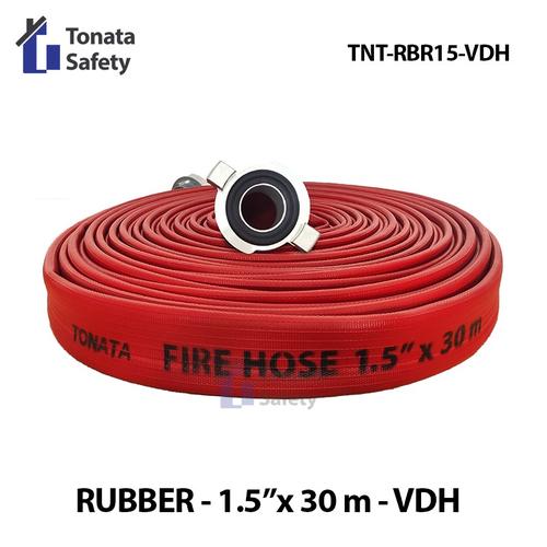 [EZO.1100255] Fire Hose Rubber VDH Tonata 1.5" x 30m / Selang Pemadam 30 m