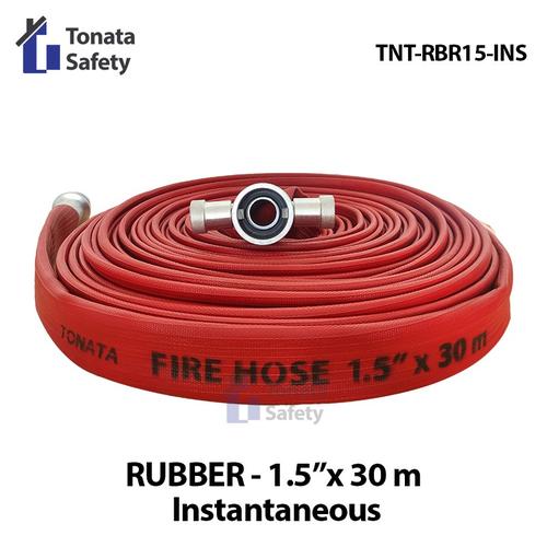 [EZO.1100259] Fire Hose Rubber Instantaneous Tonata 1.5" x 30m / Selang Pemadam 30 m