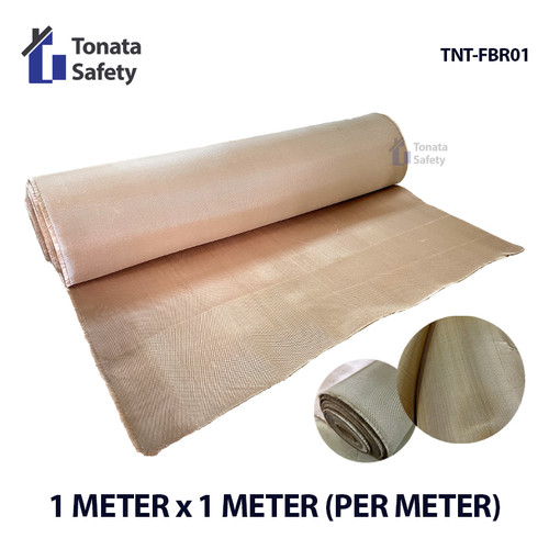 [EZO.1100282] Fire Blanket Roll HT800 / Selimut Api 1 Meter x Per Meter / Eceran