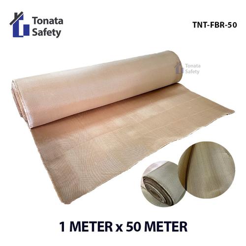 [EZO.1100283] Fire Blanket Roll HT800 / Selimut Api 1 Meter x 50 meter / Full Roll