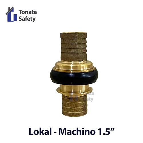 [EZO.1100292] Coupling Machino Kuningan 1.5"