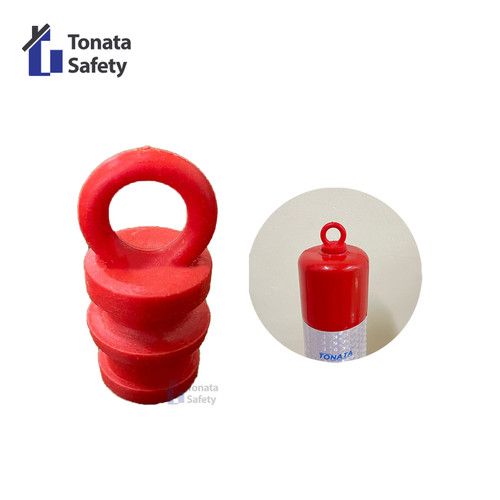 [EZO.1100313] Pengait Rantai Plastik Stick Cone / Cap Hole T Top Bollard