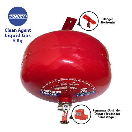 [EZO.1100321] Automatic Thermatic Pemadam Api Otomatis / Eco Liquid Gas 5 kg Tonata