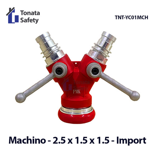 [EZO.1100338] Y Connection Hydrant / 2 Handle 2.5 x 1.5 x 1.5 / Machino