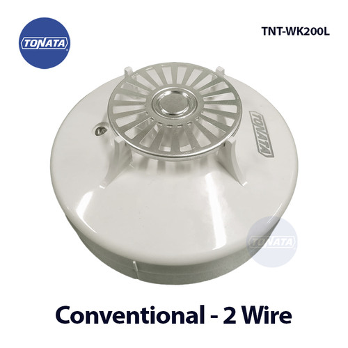 [EZO.1100350] Fire Alarm Conventional Heat Detector Fixed Temp Tonata / 2 Wire