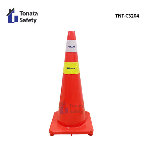 [EZO.1100365] Safety Traffic Cone 90 cm  Kerucut Lalu Lintas Tonata 3.2 Kg