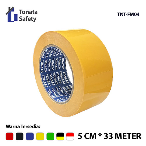 [EZO.1100410] Floor Marking Tonata / Lakban Kuning / 5 cm x 33 m