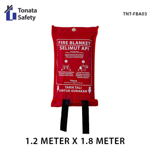 [EZO.1100466] Fire Blanket / Selimut Api Tonata 1,2 x 1,8 m