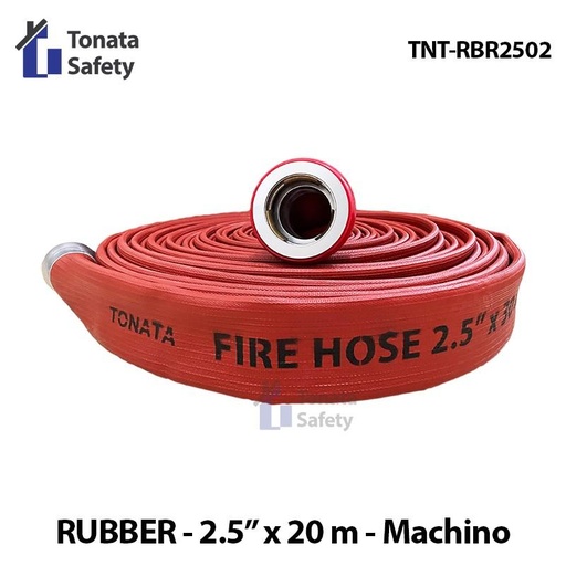 [EZO.1100507] Fire Hose Rubber Tonata 2.5" x 20m / Selang Pemadam 20 m