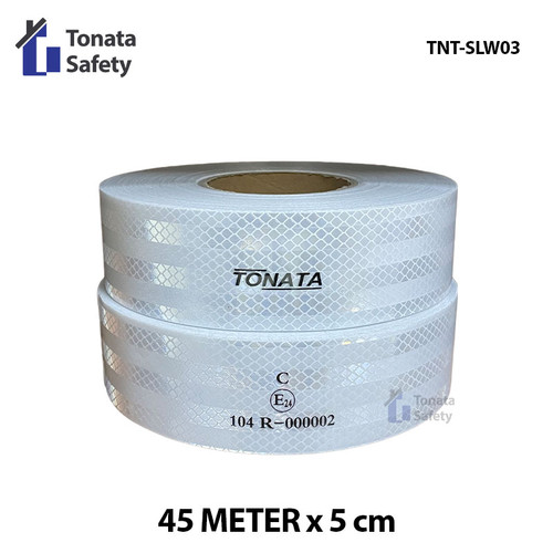 [EZO.1100514] Sticker Pemantul Cahaya / Scotlight Tonata / Putih 45 meter