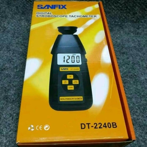 [EZR.1700664] Digital Stroboscope Tachometer Sanfix DT2240B