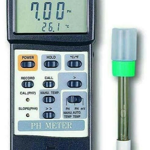 [EZR.1700633] PH Meter Lutron PH-207 + PE-03 PH Electrode