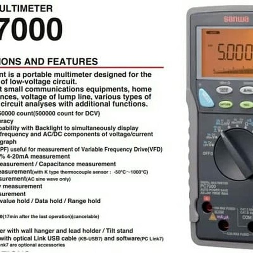 [EZR.1700505] Sanwa PC7000 Digital Multimeter Multitester Avometer
