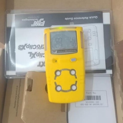[EZR.1700379] Gas Alert Microclip XL Gas Detector 4 Gas Sensor O2, LEL, CO, H2S